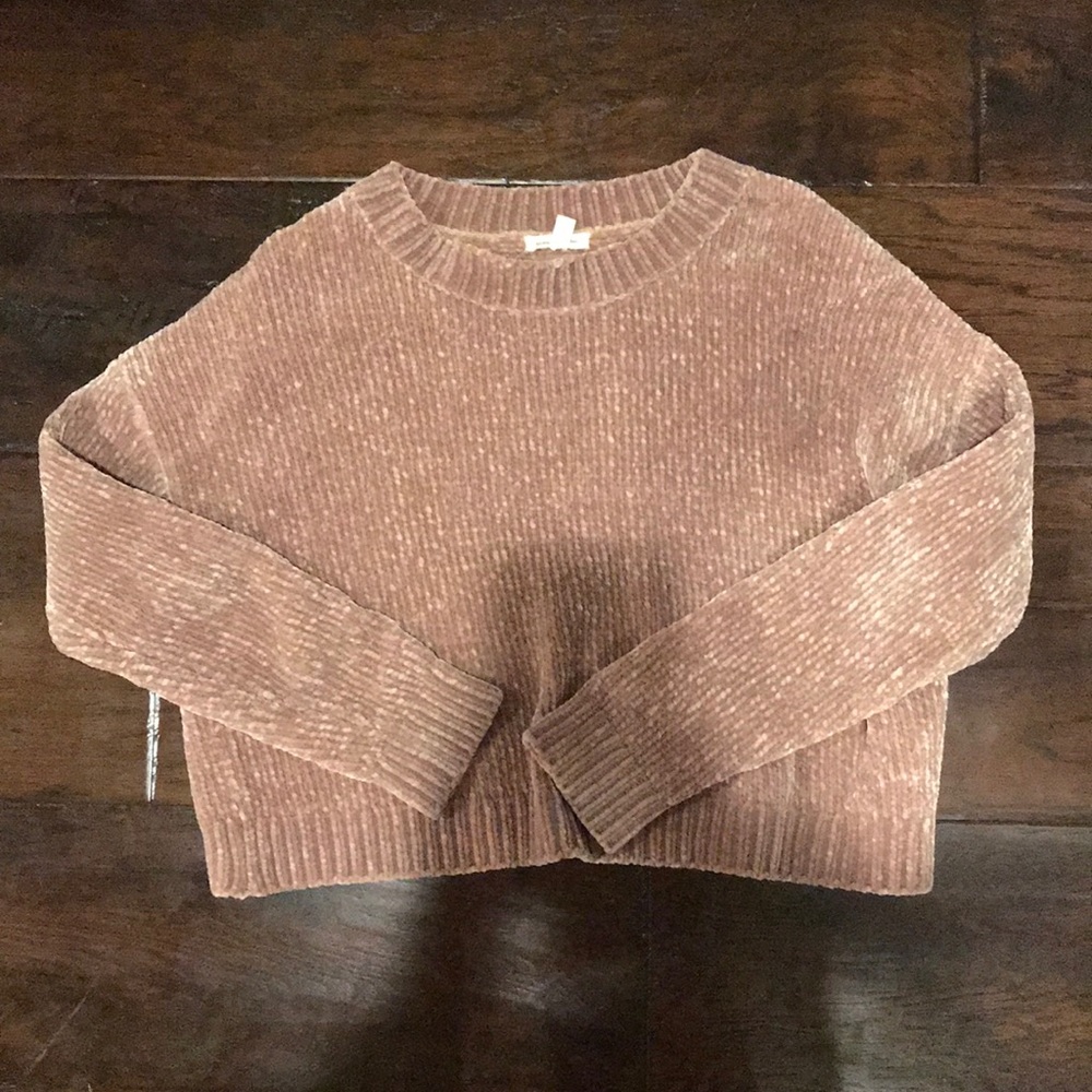 Urban Outfitters Dusty Rose/Mauve Chenille Sweater